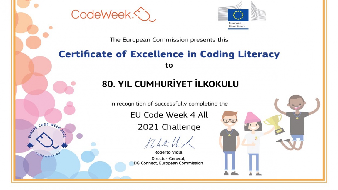  CodeWeekEu2021 Avrupa Kod Haftası